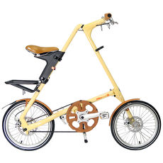 STRiDA 速立達 18吋3速EVO版折疊單車(碟剎) 奶油色