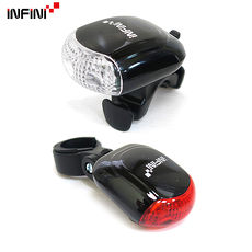 【INFINI】VISTA I-403W2+I-404R2 LED警示前後燈組/台灣製-黑色