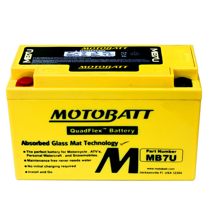 【美國MOTOBATT】MB7U AGM強效機車電池/電瓶