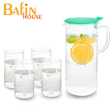 【Bafin House】Yun Zhu 耐熱玻璃壺杯組1壺4杯