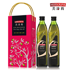 《美洛莉》碧卡答冷壓初榨橄欖油750ml-精美送禮組(2瓶入)-蟬聯四年紐約金牌-特賣
