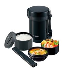 象印*3碗飯*不鏽鋼真空保溫便當盒(SL-GH18)