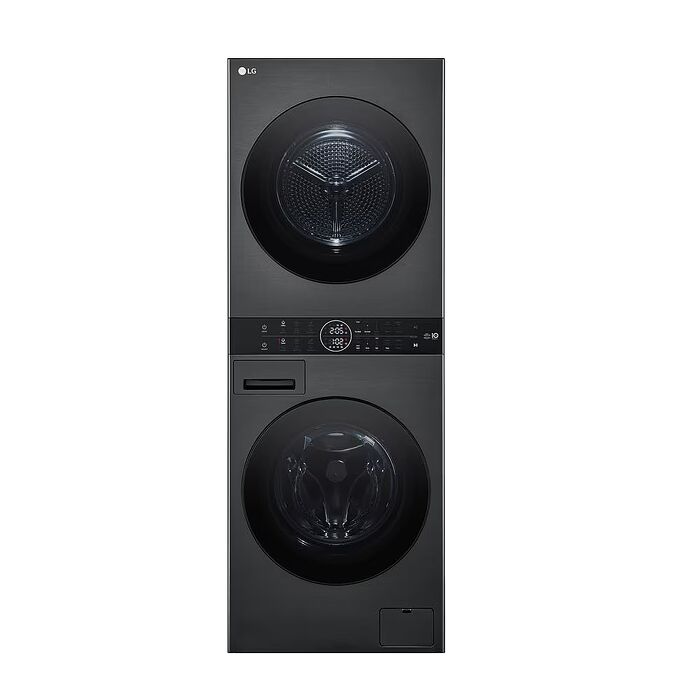 【結帳再享96折】LG樂金WashTower13公斤AI智控黑色洗衣塔洗乾衣機WD-S1310B(含標準安裝)