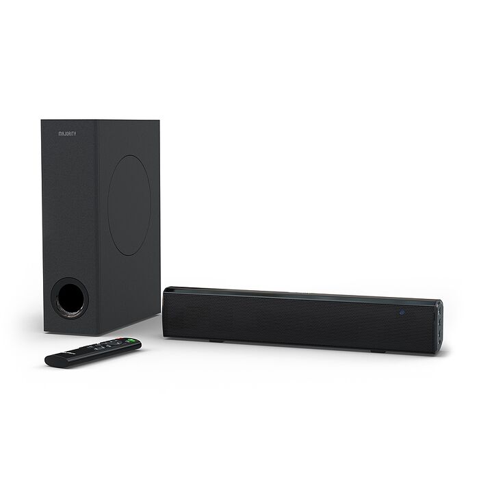 Majority英國2.1聲道100W輕巧型藍牙喇叭Soundbar聲霸+重低音音響BOWFELL-PLUS(無安裝 商品純送到一樓)
