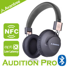 【Avantree】 Audition Pro藍牙NFC超低延遲無線耳罩式耳機(AS9P)
