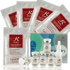 【KINETIN凱茵庭】撫紋抗皺膠原蛋白面膜24片精華組