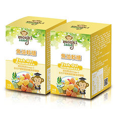 (即期品)monkiland 魚油軟糖 80g(約50顆)/瓶,共2瓶