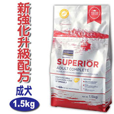 【海洋之星FISH4DOGS】新強化升級配方(成犬/1.5kg)中大型成犬/原顆粒