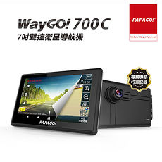 【特殺】PAPAGOWayGo700C多機一體七吋Wi-Fi行車聲控導航機+16G卡+螢幕擦拭布