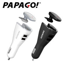 PAPAGO C1車充藍牙耳機兩色可選贈擦拭布