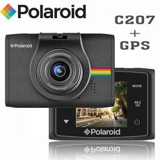 Polaroid 寶麗萊 多媒體行車記錄器 C207+GPS測速車架(內16G記憶卡)