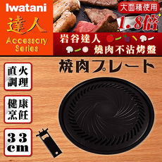 【日本Iwatani】岩谷達人燒肉不沾烤肉盤-(33cm)