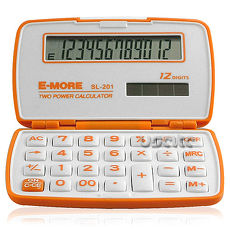 【E-MORE】蜜糖國家考試專用袖珍計算機-橘 SL-201