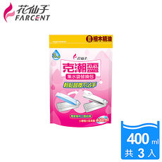 【花仙子】克潮靈集水袋補充包400ml-1組3入/組-檜木香