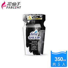 【花仙子】去味大師消臭易備長碳浴廁專用350ml-5入