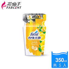 【花仙子】去味大師消臭易檸檬浴廁專用350ml-5入