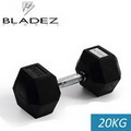 【Bladez】六角包膠啞鈴-20KG