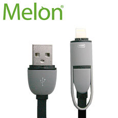 【MELON】Lightning / Micro USB二合一傳輸線(BA-048)