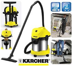 【Karcher 德國凱馳】 乾濕兩用吸塵器 WD3300 WD3.300