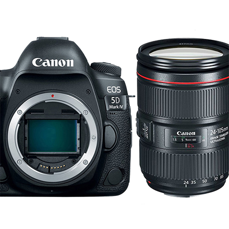 Canon EOS 5D Mark IV / 5DM4 / 5D4 單機身+EF24-105mm F4 II*(中文平輸)~送SD128G卡+副電+座充+雙鏡包等