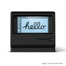 Elago iPhone M4賈伯斯Macintosh造型充電支架-限量紀念款