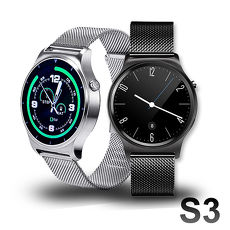 【SAMGO】S3 + 經典米蘭尼斯金屬鍊帶藍牙通話智慧手錶 (公司貨)