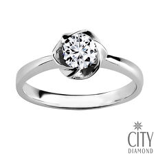 City Diamond『冬柏花語』50分鑽石戒指/求婚戒指/鑽戒(預購)#11