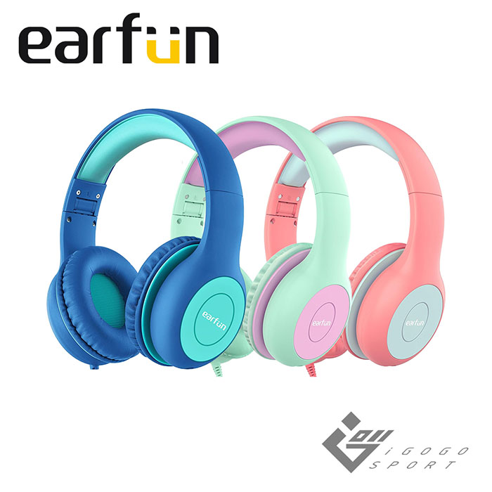 EarFun K1 兒童耳機粉紅色