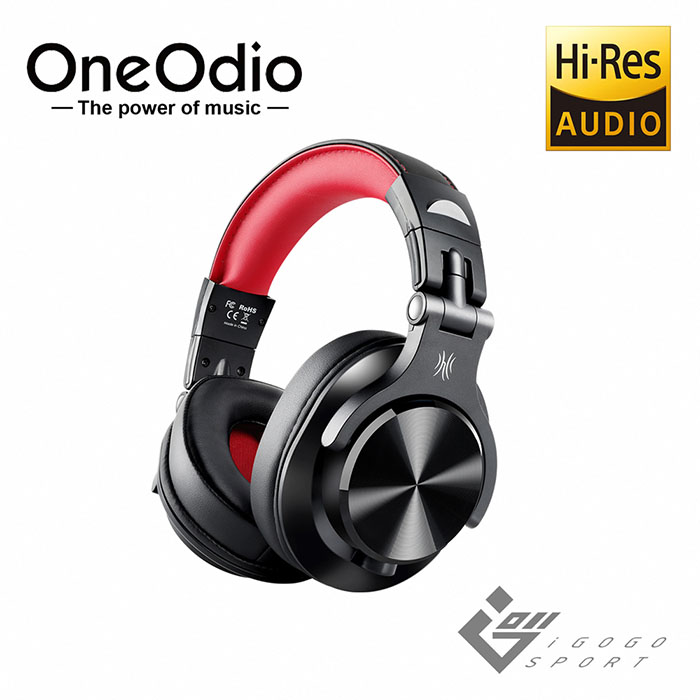 OneOdio A71 DJ監聽耳機紅色