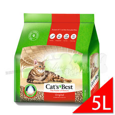 德國凱優CAT’S BEST《凝結》木屑貓砂 (5L*2包)