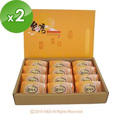 《台灣寶島》鳳黃酥禮盒(12入)2盒