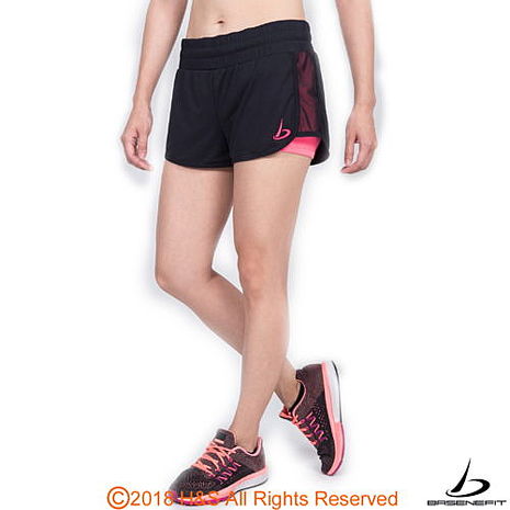 ◤BASENEFIT◢ 女子2 in 1 跑步短褲2入組