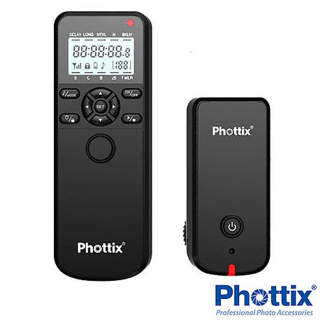 Phottix Aion 無線 定時 遙控器 快門線 for NIKON CANON SONY 可換線 可換頭(公司貨,16373)