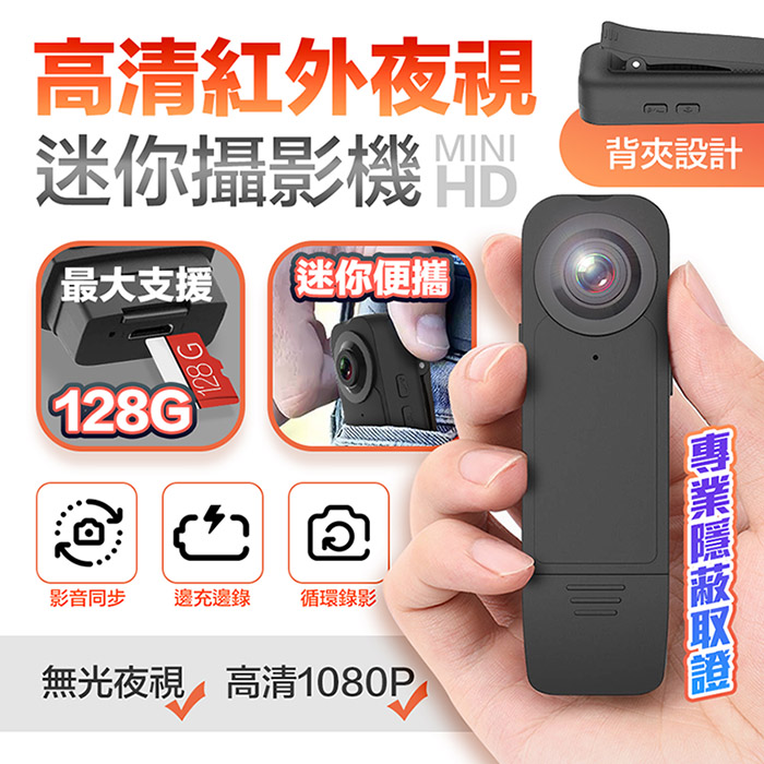 (買一送一)高清夜視微型攝錄器HD3S(1080P款)