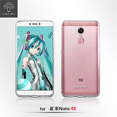 Metal-Slim 紅米Note 4X 時尚超薄TPU透明軟殼