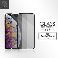 Metal-Slim Apple iPhone Xs 0.3mm 3D全膠滿版9H鋼化玻璃貼