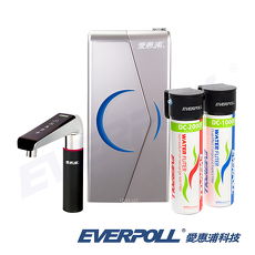 【EVERPOLL愛惠浦科技】廚下型雙溫UV觸控飲水機+守護升級全效淨水組 EVB-298+DCP-3000