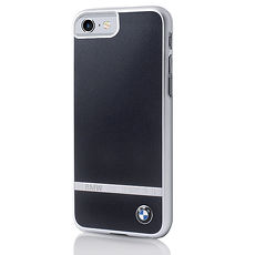 BMW iPhone 7 / iPhone 7 plus 沉穩鋁條紋手機殼(黑)5.5吋