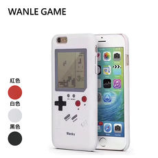 WANLE Apple iPhone 7Plus / 8Plus (5.5吋) Gameboy復古俄羅斯方塊手機殼白色