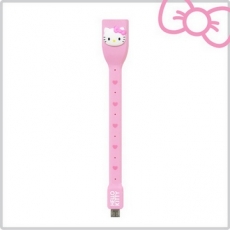 Hello Kitty 行動OTG USB 傳輸線-紅心粉 (KT-OTG01P)