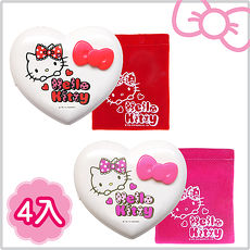 Hello Kitty 電子式暖爐 甜蜜蕾絲款 KT-Q08 四入組