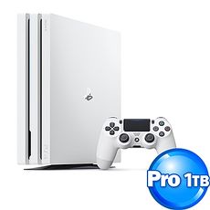 SONY PS4 Pro主機CUH-7117 系列 1TB-冰河白