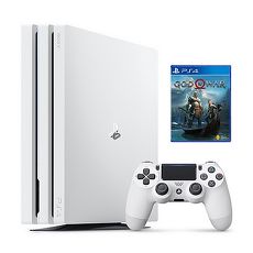SONY PS4 Pro主機CUH-7117 系列 1TB-冰河白+戰神 God of War-中文版