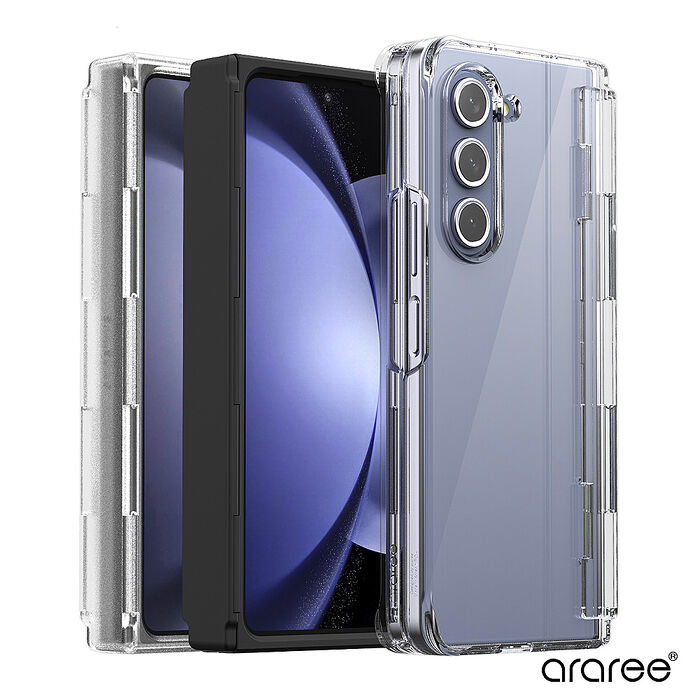 Araree 三星 Galaxy Z Fold 5 全覆蓋保護殼(Nukin 360)霧透