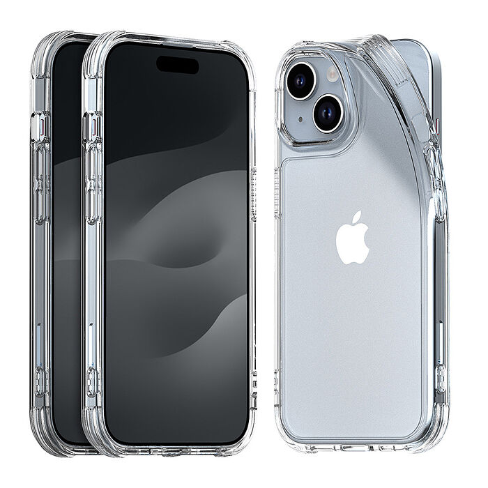 Araree Apple iPhone 15 系列 軟性抗衝擊保護殼iPhone 15-透明