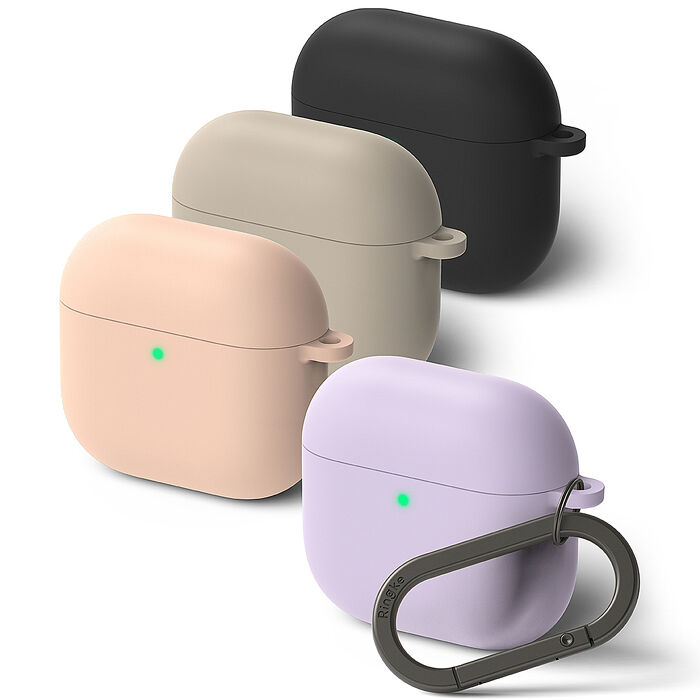 Rearth Ringke Apple AirPods 4代 藍牙耳機抗震保護套沙灰