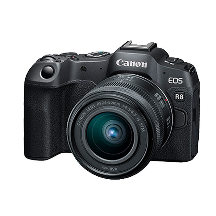 【刷富邦OP卡最高回饋9%】Canon EOS R8 + RF24-50mm F/4.5-6.3 IS STM(公司貨)