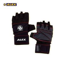 【ALEX】POWER 手套 -自行車 單車 健身 重量訓練 黑