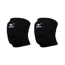 【MIZUNO】防撞排球護膝套 -成人用護膝套 美津濃 黑白