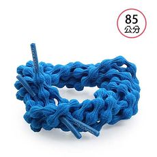 【COOLKNOT】免綁彈性豆豆鞋帶85CM-選手款 慢跑 路跑 馬拉松 懶人鞋帶 寶藍